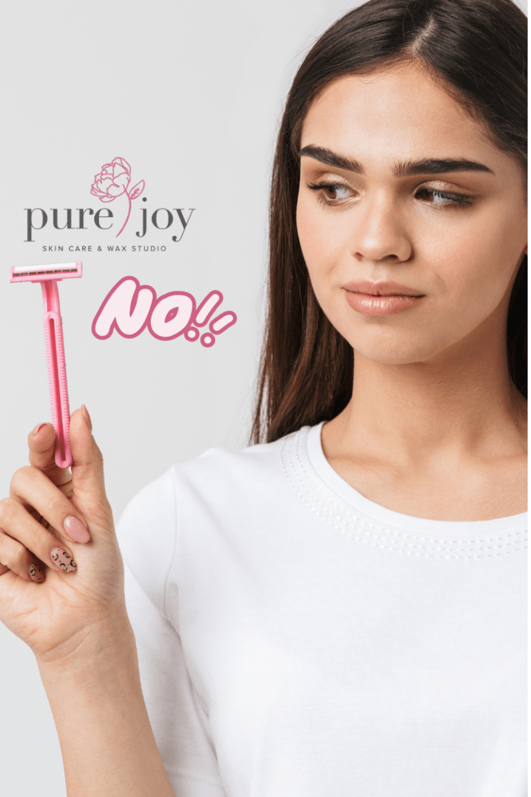 Por que você não deve se barbear entre as consultas de depilação? - Estúdio de cera e cuidados com a pele Pure Joy