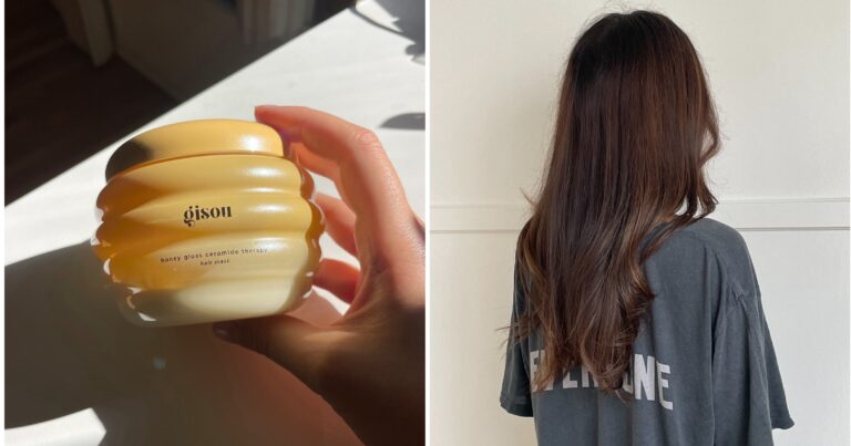 Revisão da máscara capilar Gisou Honey Gloss com fotos