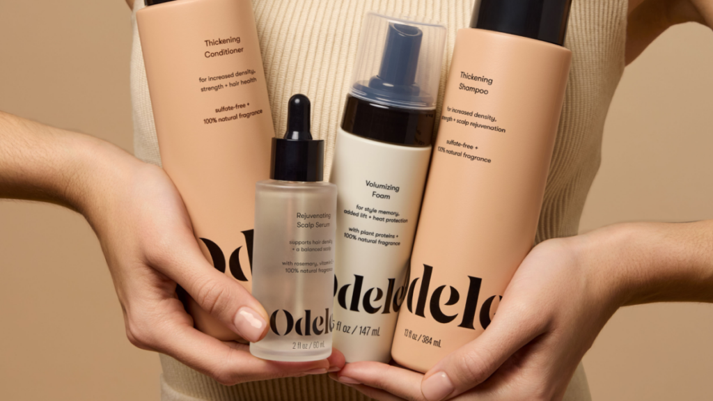 Odele: uma marca de cuidados com o cabelo e o corpo, trazendo formulações de luxo 'limpas' para o mercado de massa