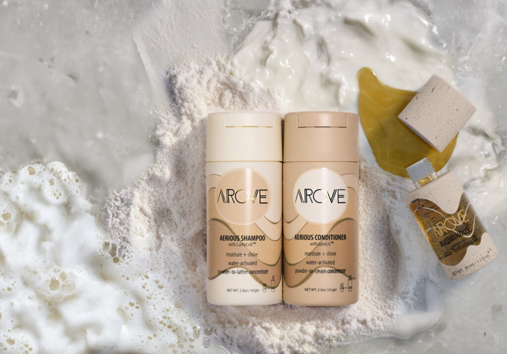 Arove: Uma marca de cuidados com os cuidados com a área de viagem que é estrelada por produtos ativados por água