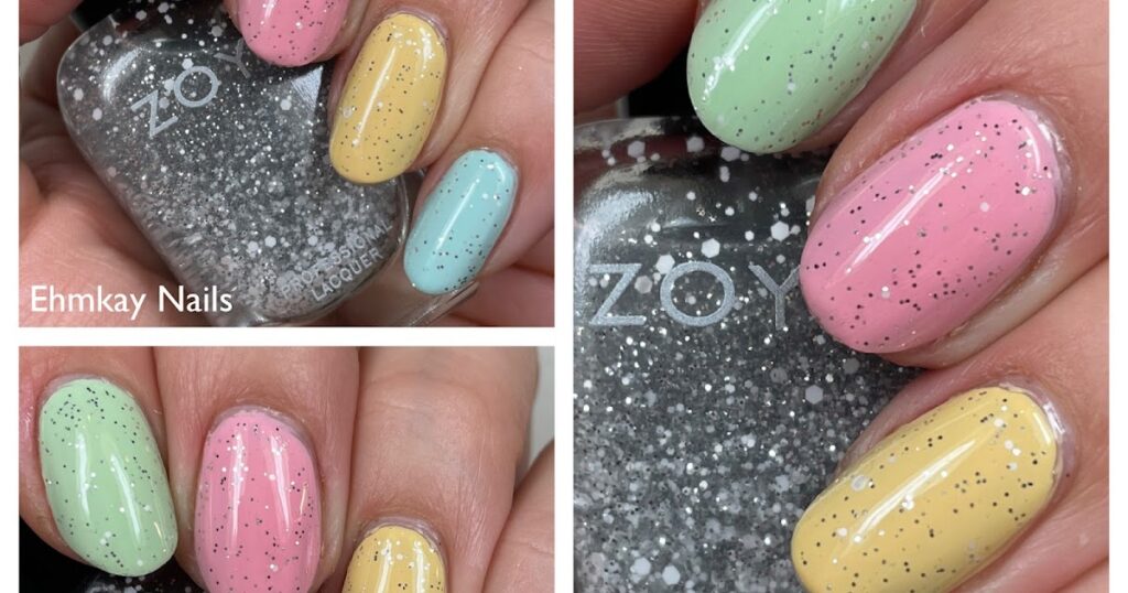 EHMKAY NEWS: Pastel Skittle Nail Art