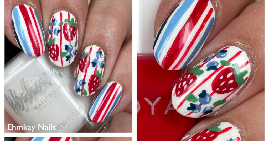 Ehmkay Nails: Quarto de julho, pregos