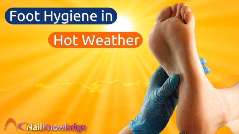 foot hygiene in hot weather