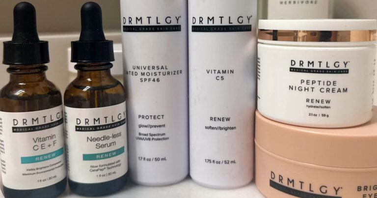 Críticas de cuidados com a pele drmtlgy com fotos