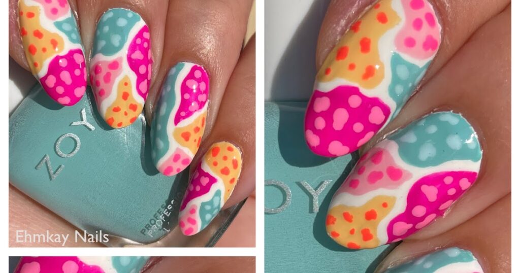 EHMKAY NEWS: Summer Abstract Nail Art