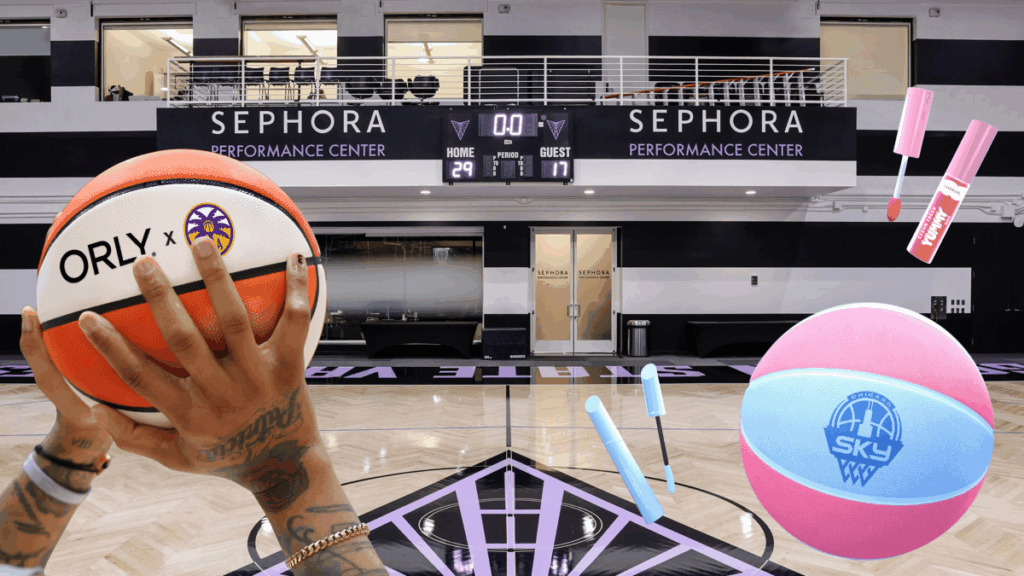 Mantendo a pontuação das muitas parcerias de beleza da WNBA