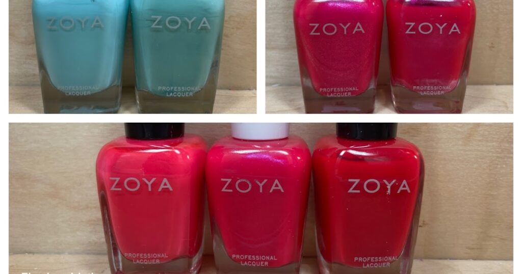 Ehmkay Nails: Zoya Tutti Frutti Comparações