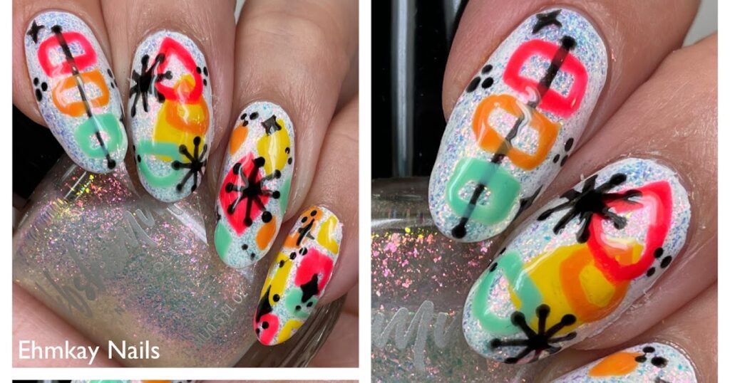 Retro Palm Springs Vibes Unh Nail Art
