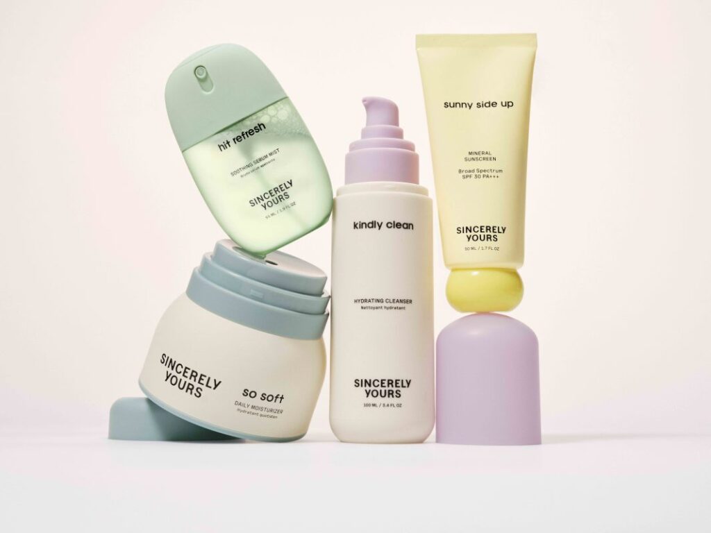 Sephora tem como alvo compradores de cuidados com a pele adolescentes com nova marca sinceramente sua