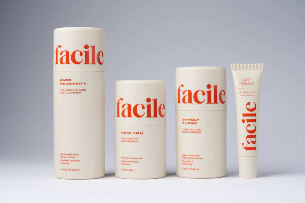 Facile: uma marca descomplicada de cuidados com a pele formulada por dermatologistas