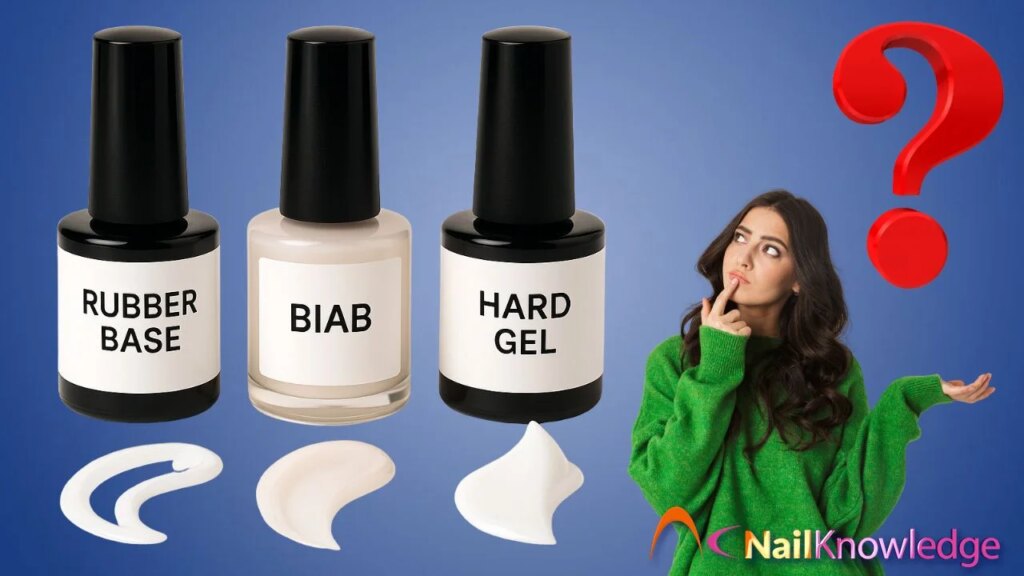 Understanding the Real Difference Between Rubber Base, Builder in a Bottle, and Hard Gel
