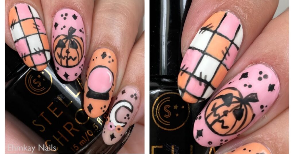 Unhas ehmkay: Nail Art Pastel Halloween