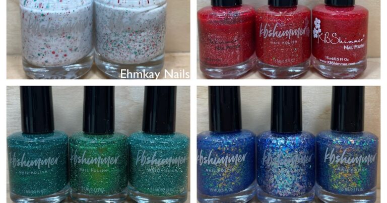 unhas ehmkay: Comparações KBShimmer Winter Wonderland
