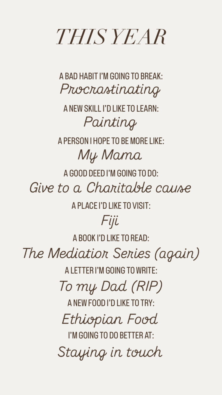 Resoluções de Ano Novo – Guarda-roupa da Shirley | Blog de beleza e estilo