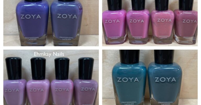 unhas ehmkay: comparações com Zoya Muse
