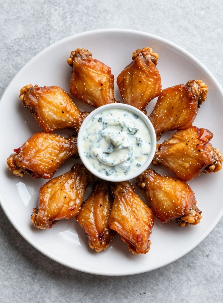 Asas de Frango Buffalo com Molho de Queijo Azul – para agradar a todos