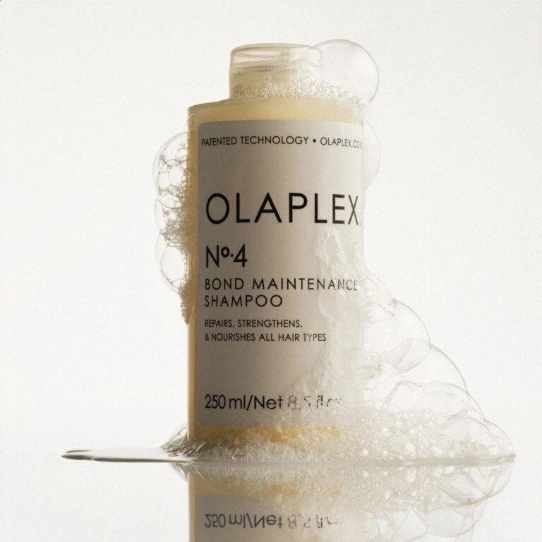 Nᴼ.4 Bond Maintenance® Shampoo surrounded by bubbles