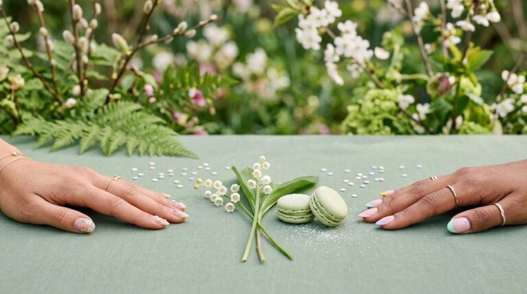 spring gel nail designs